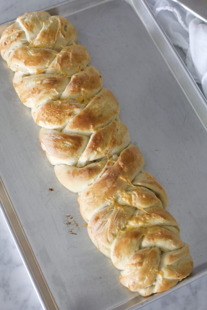 Braided Cheese-Onion Bread