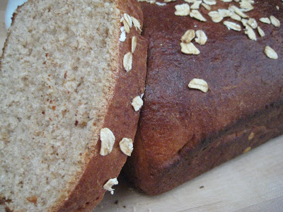 Oatmeal Wheat Bread