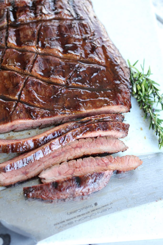 Tamarind-Glazed Flank Steak with Carrots & Dates