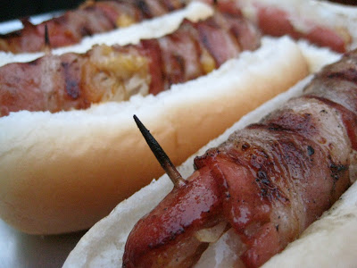 Take Me Out to the Ball Game- Bacon Wrapped Dogs