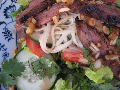 Asian Grilled Flank Steak Salad