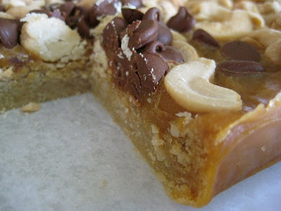 Butterscotch Cashew Bars