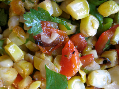 Smoky Grilled Corn Salsa