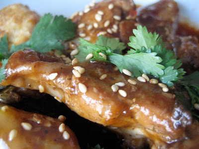 Sweet and Spicy Asian Hot Wings