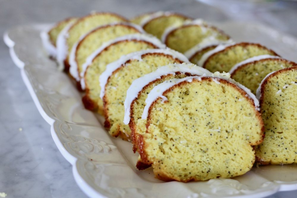 Simple Lemon Almond Poppy Seed Cake
