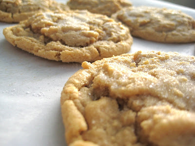 Sugar Topped Peanut Butter Cookies