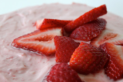 Brookie's Fresh Strawberry Birthday Cake