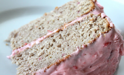 Brookie's Fresh Strawberry Birthday Cake