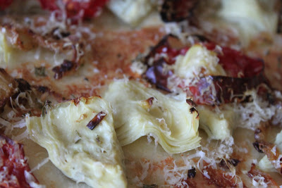 Artichoke and Oven Dried Tomato Foccacia