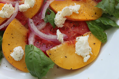 Garden Tomato &  Fresh Peach Salad