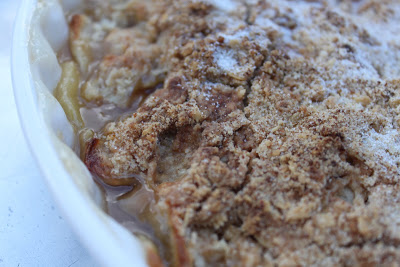 Caramel Apple Crisp