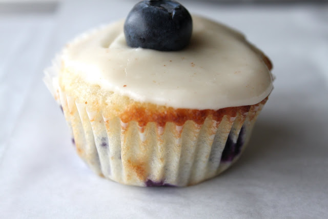 Blueberry Cupcakes with Maple Brown Butter Icing
