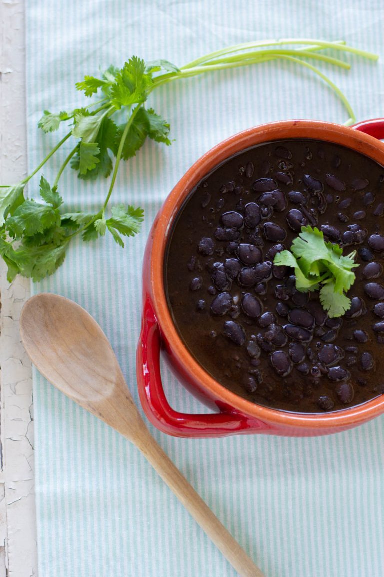 Cafe Rio Style Black Beans | A Bountiful Kitchen