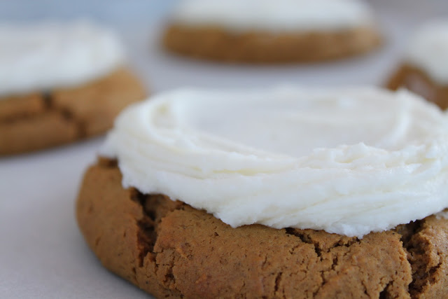 Cutler's Gingerbread Cookies with Buttercream Frosting