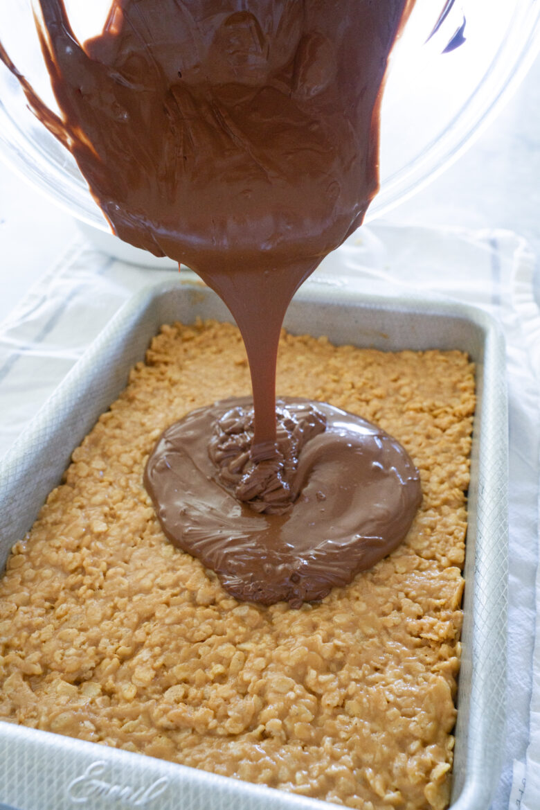 how to make the topping on scotcheroos