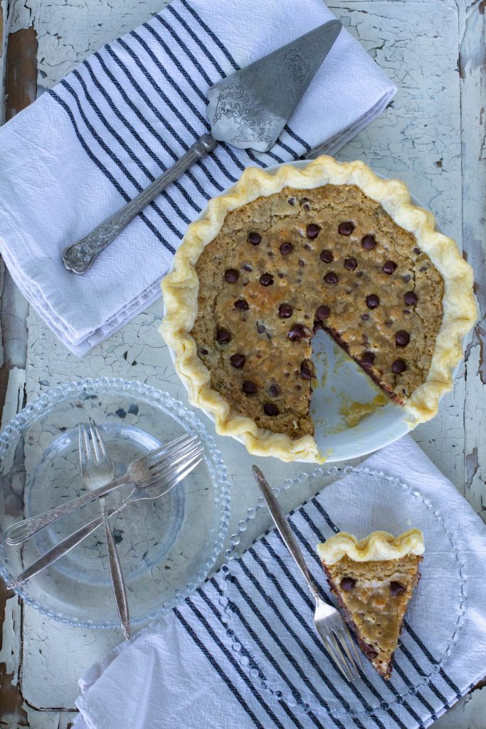 Chocolate Chip Cookie Pie