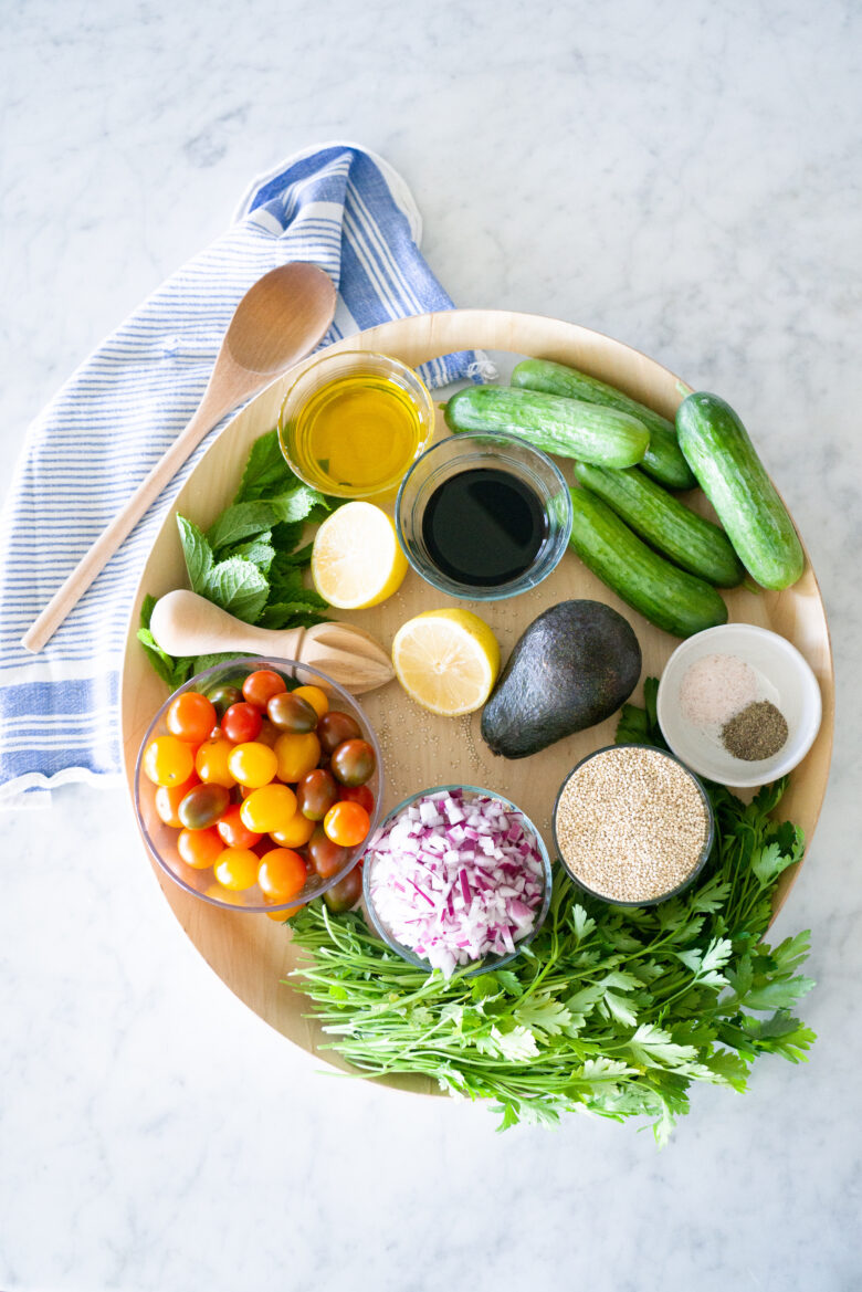 quinoa salad ingredients
