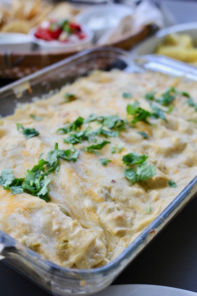 Family Favorite Chicken Enchiladas | A Bountiful Kitchen