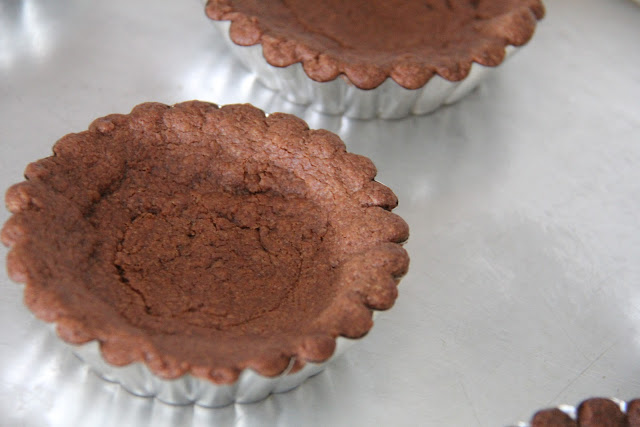 Chocolate Raspberry Tarts