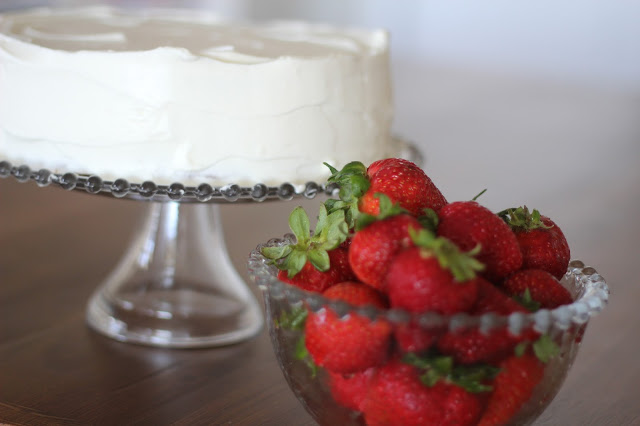 Strawberry Shortcake with Whipped Cream Frosting