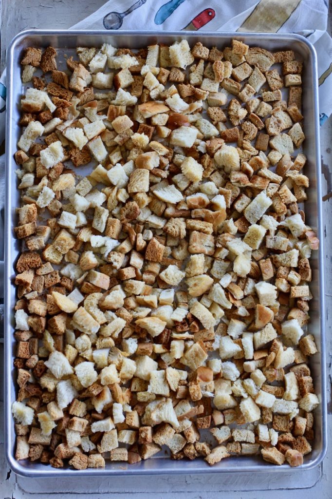 Bread Cubes For Stuffing A Bountiful Kitchen