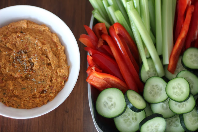 Roasted Red Pepper Hummus