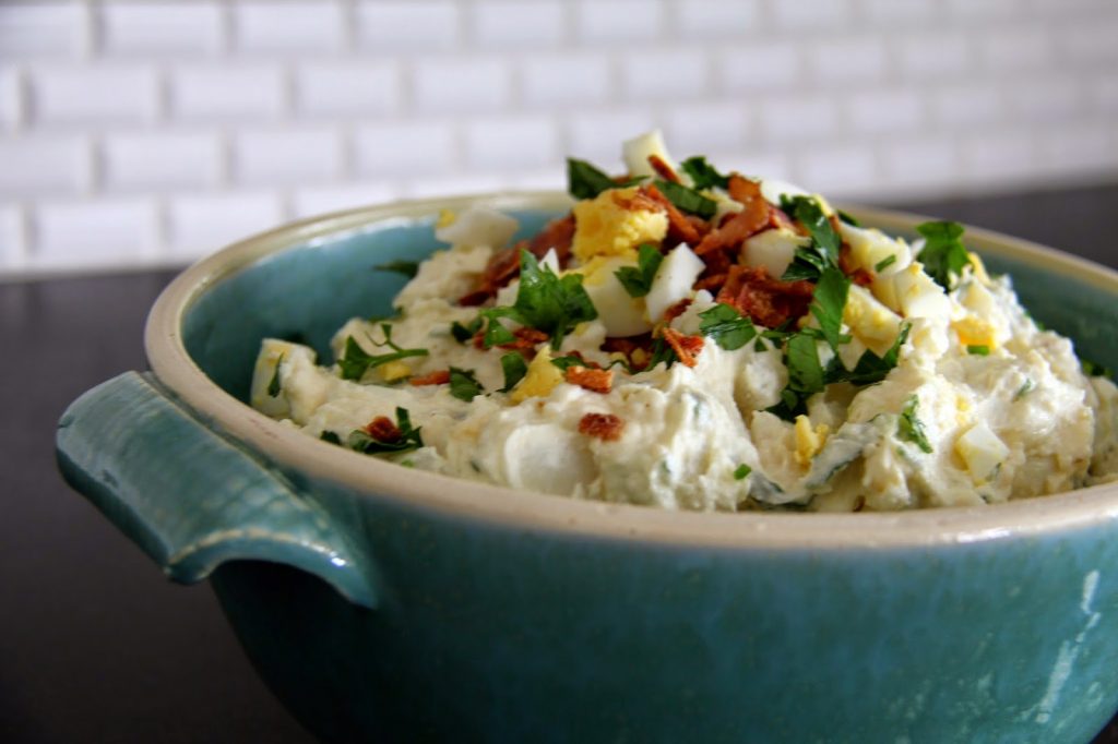 Sour Cream and Bacon Potato Salad