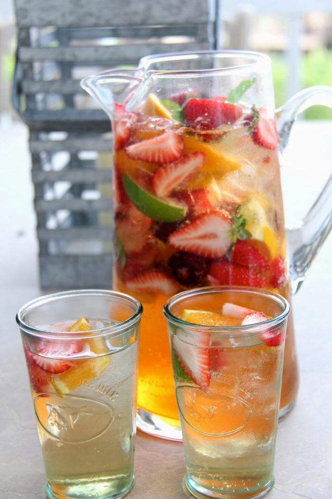 Fruit-Filled Virgin Sangria - A Bountiful Kitchen