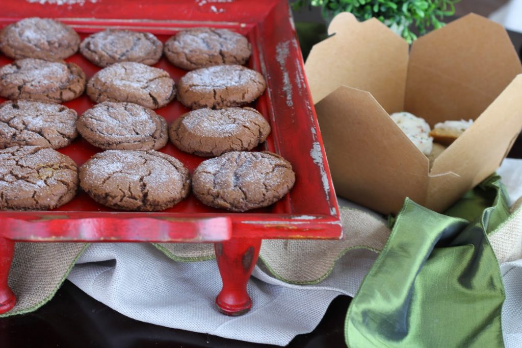 Chewy Chocolate Ginger Cookies