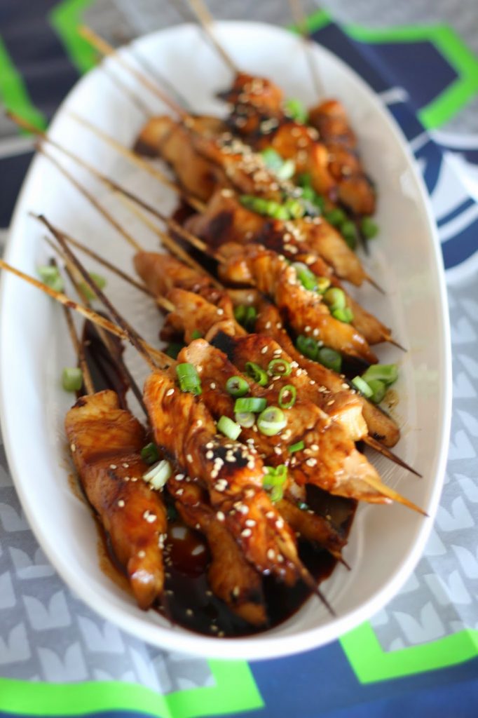 Sweet and Spicy Asian Chicken Skewers