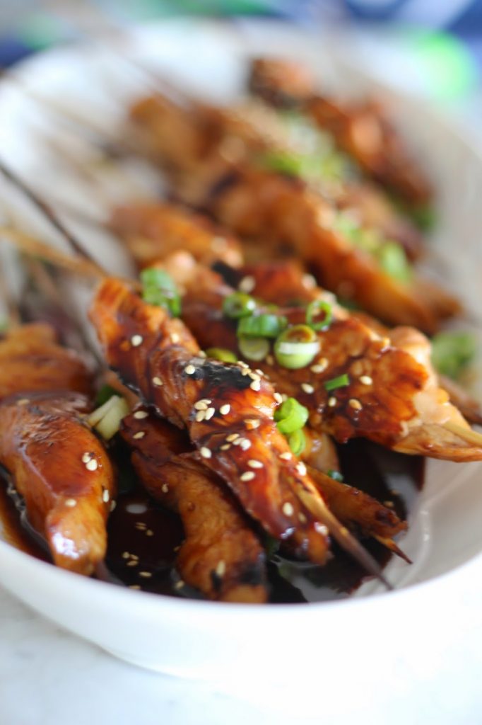 Sweet and Spicy Asian Chicken Skewers