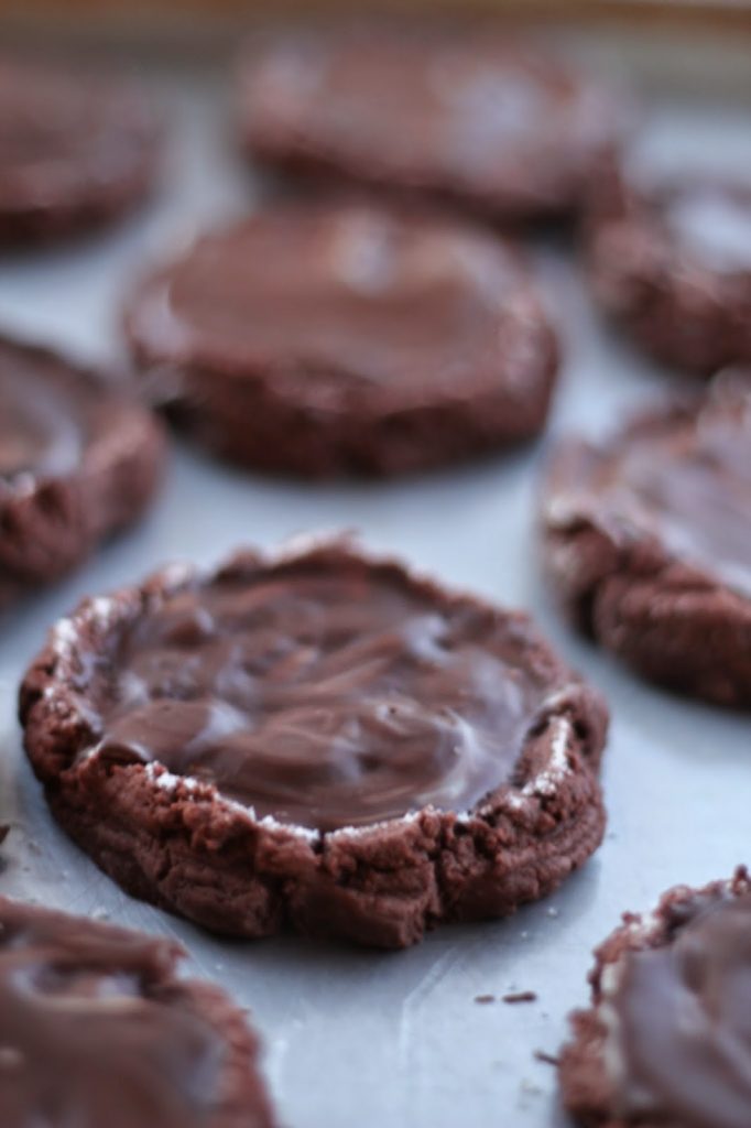 Triple Chocolate Mint Swig Cookies