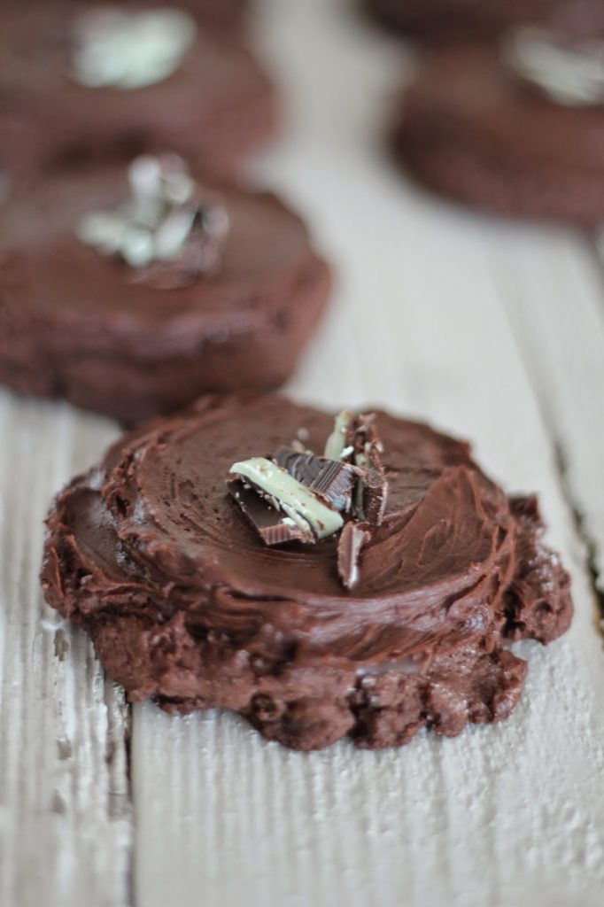 Triple Chocolate Mint Swig Cookies