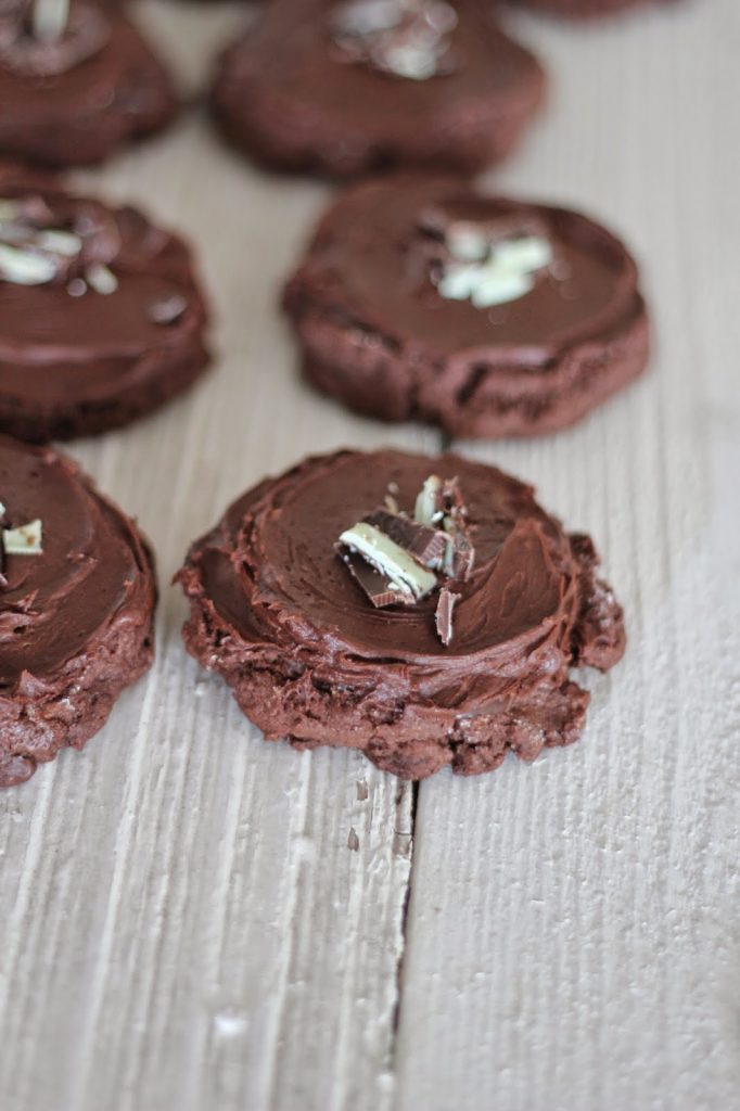 Triple Chocolate Mint Swig Cookies