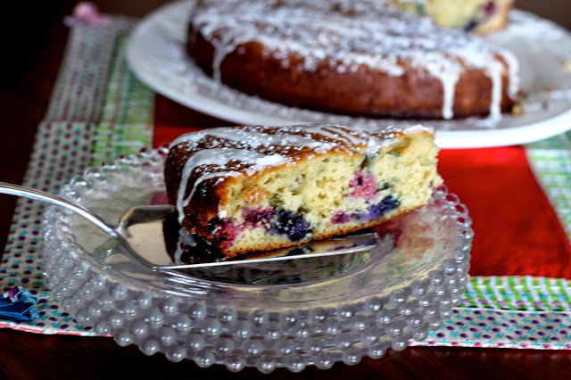 One-Bowl Berry Coffee Cake