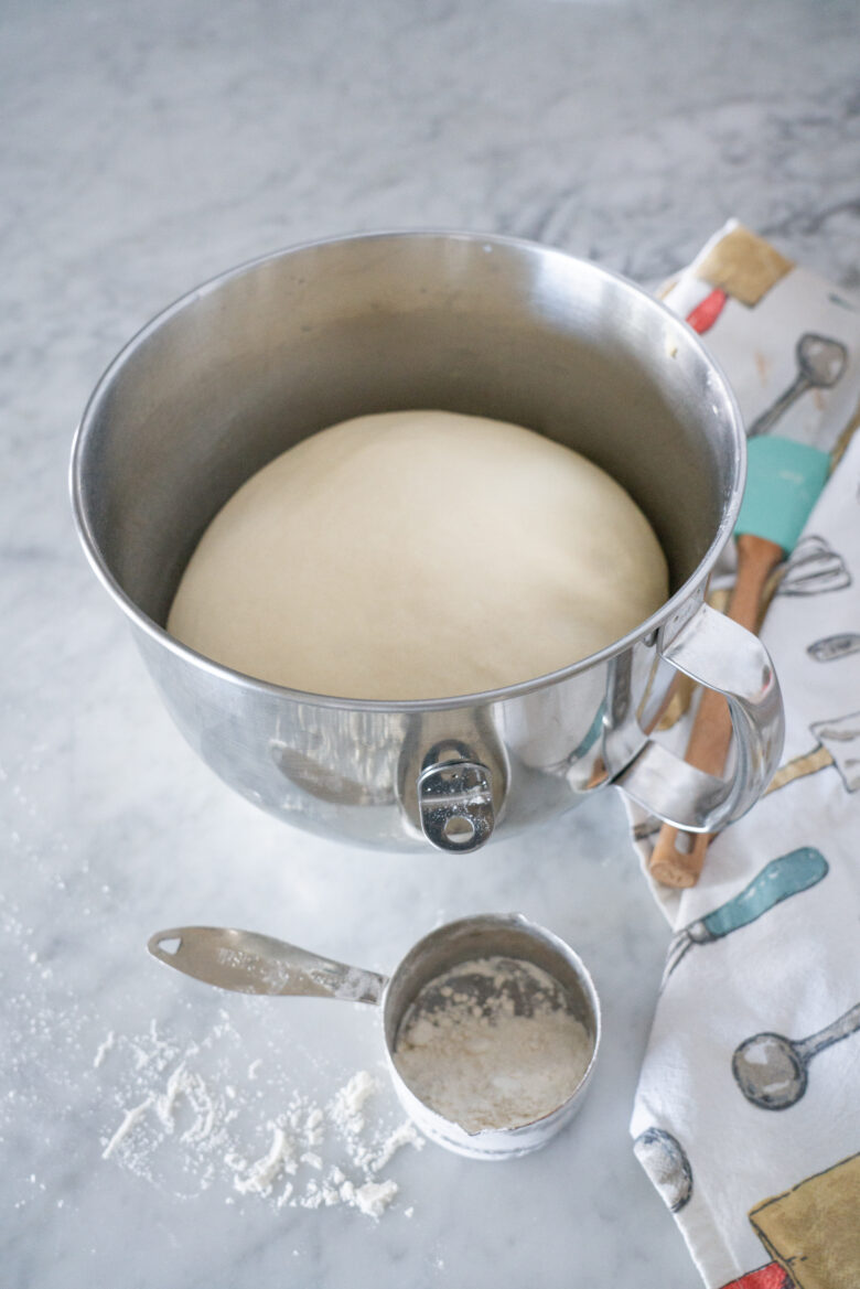 raising dough for rolls