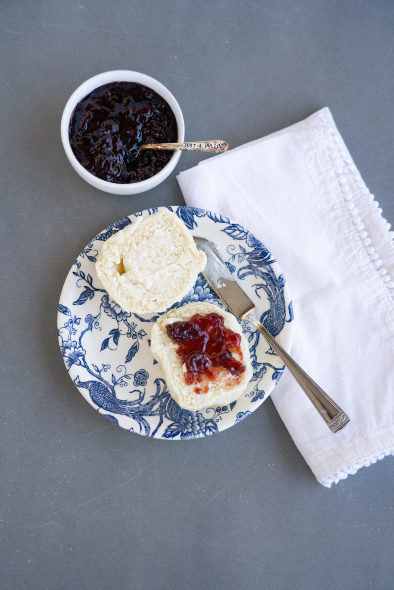 School cafeteria dinner rolls