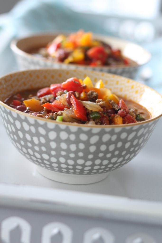 Turkey and Fresh Veggie Chili