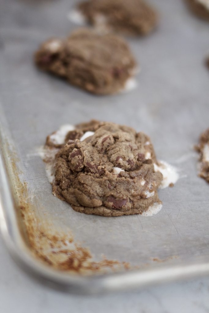 Double Chocolate Chewy Marshmallow Cookies