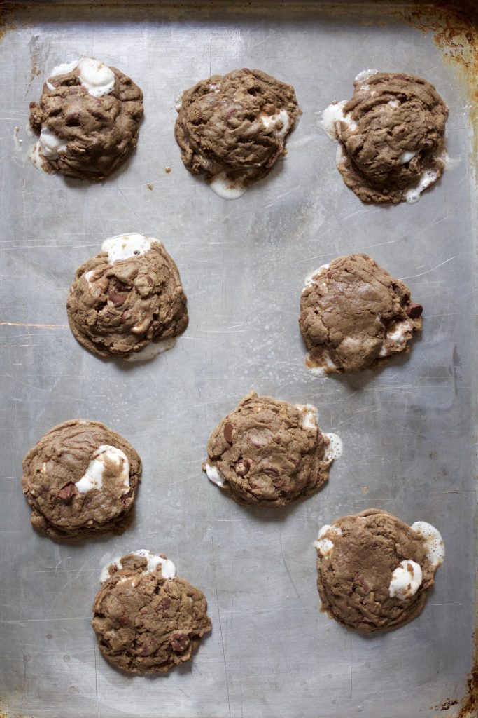 Double Chocolate Chewy Marshmallow Cookies