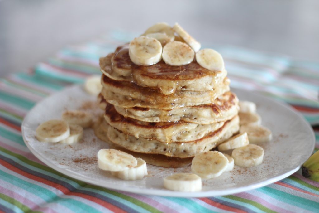 Banana Bread Buttermilk Pancakes