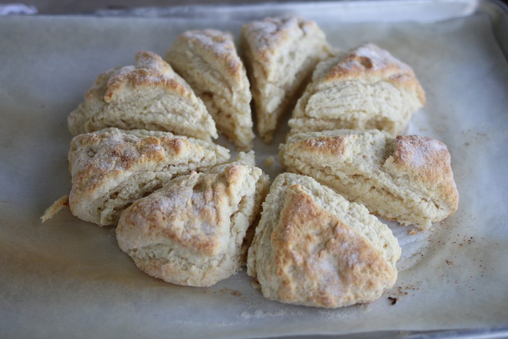 Sweet Butter Biscuits with Berries and Cream