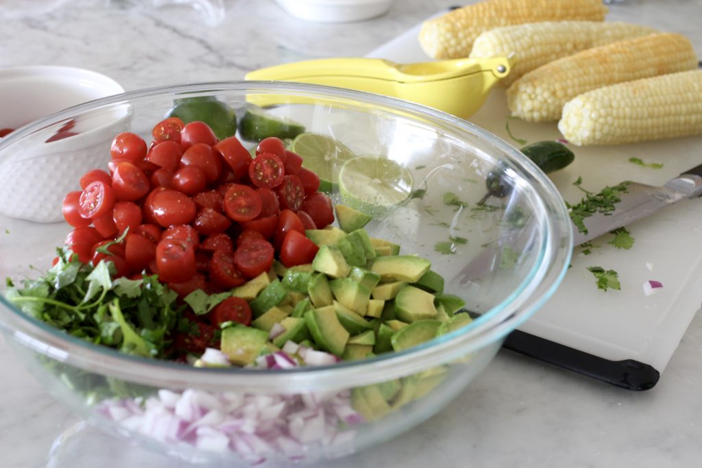 Quick and Easy Corn, Tomato and Avocado Salsa