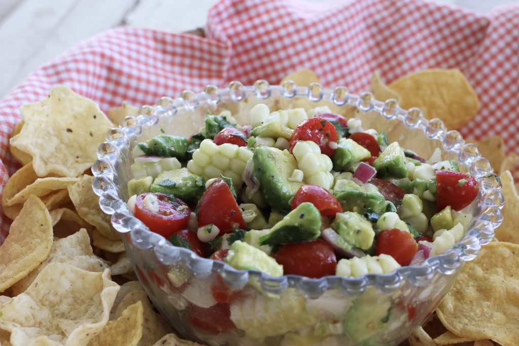 Quick and Easy Corn, Tomato and Avocado Salsa