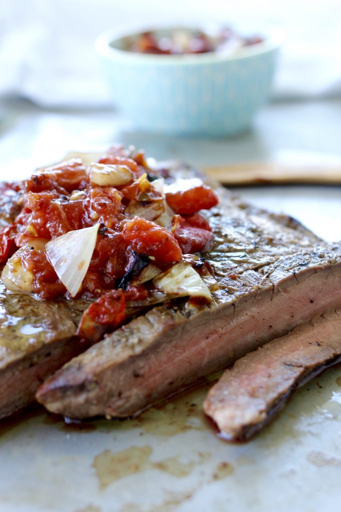 Marinated Flank Steak Sandwiches with Charred Onions Recipe :: The Meatwave