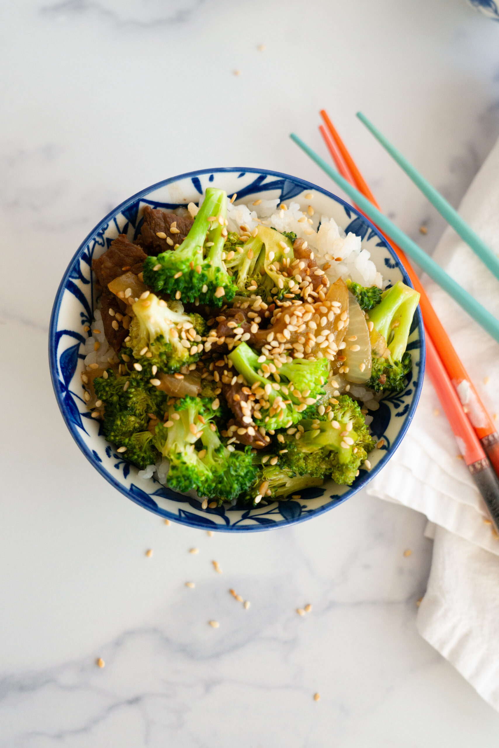 Slow Cooker Beef and Broccoli with Rice | A Bountiful Kitchen