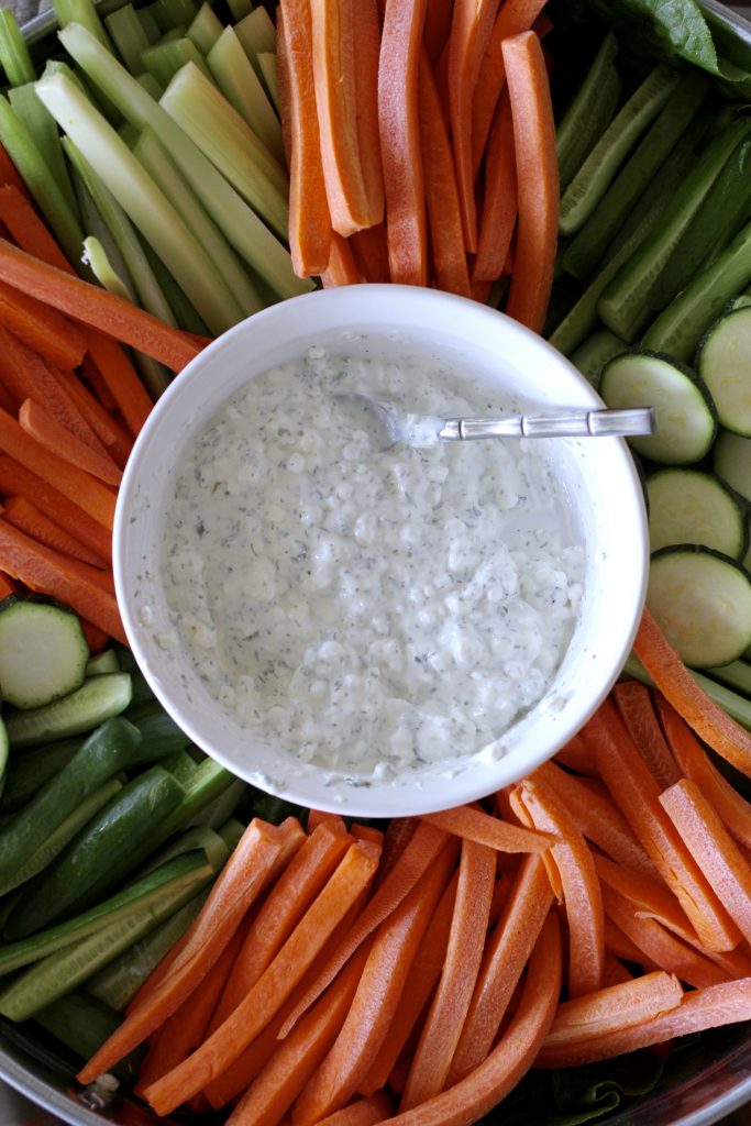 Five Minute Cottage Cheese Dill Dip