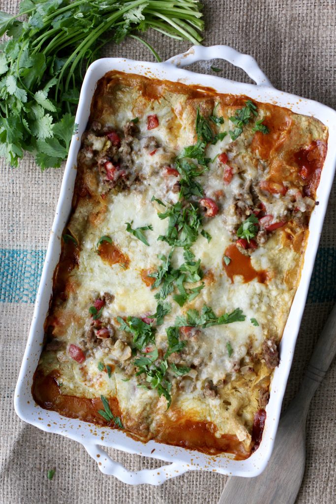 Weeknight Turkey Enchiladas