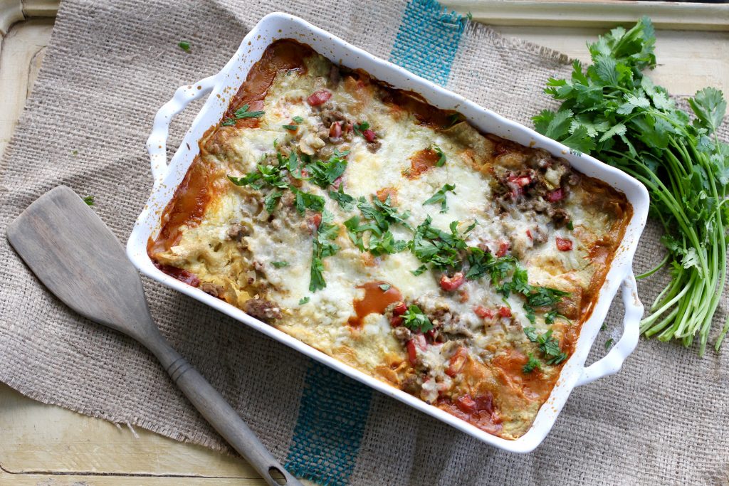 Weeknight Turkey Enchiladas