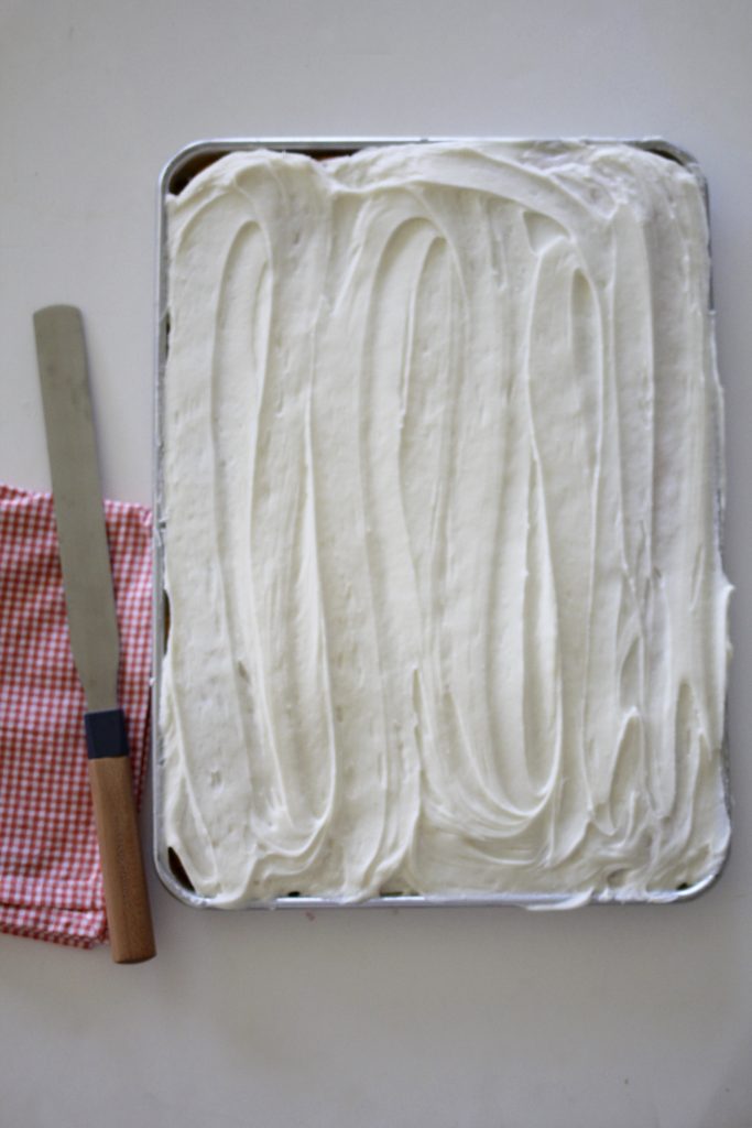 Pumpkin Sheet Cake with Cream Cheese Frosting